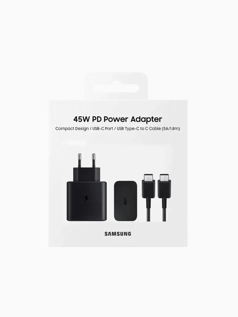 Samsung 45W 5A USB-C Power Adapter with Cable 1M